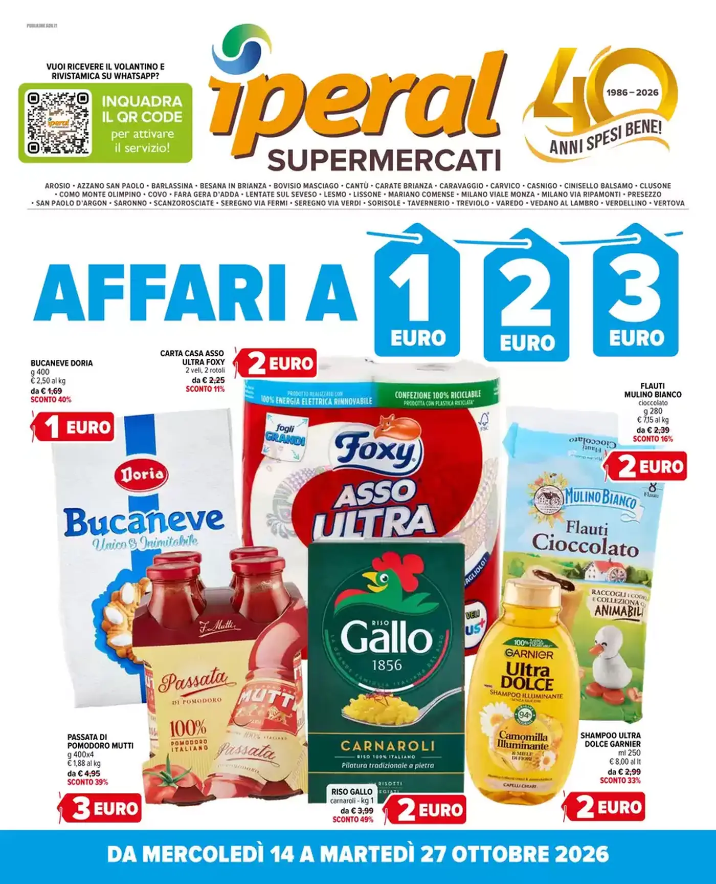 Pagina 1 del volantino